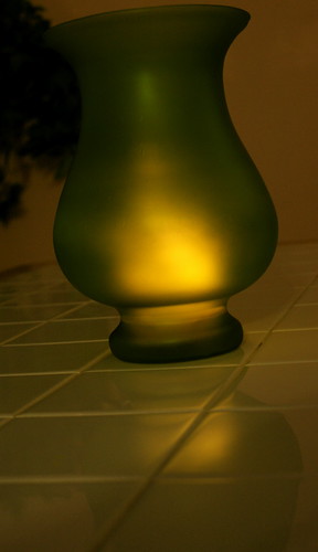light candle vase