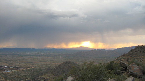 sunset arizona storm southwest clouds az congress