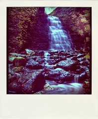 Flambrough Waterfall Polaroid