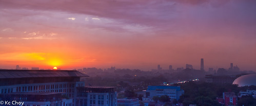 china sky sunrise nikon colours beijing 2011