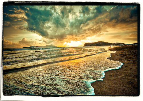 sunset italy beach clouds tramonto nuvole mare bacoli spiaggia campi miseno sigma1020mm flegrei nikond80 fedesk8