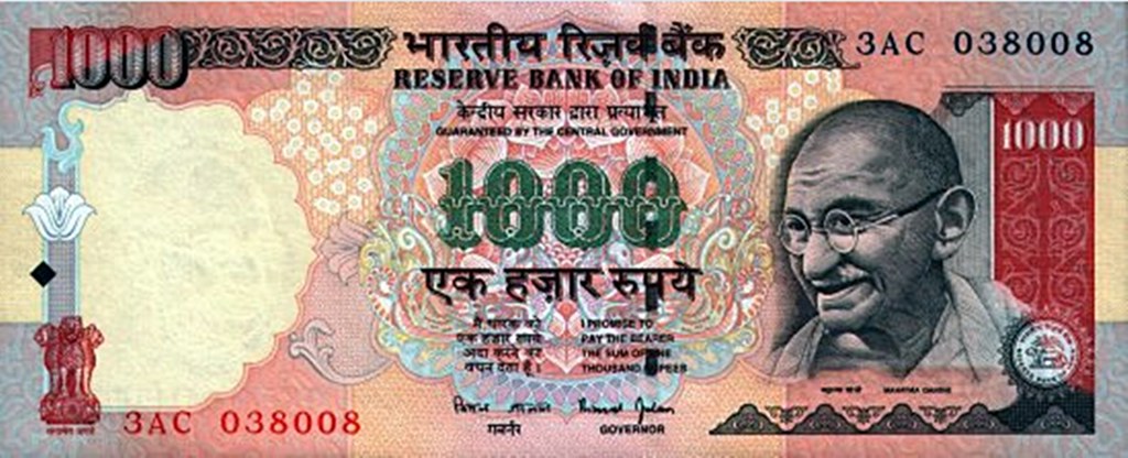 Indische Rupien Euro