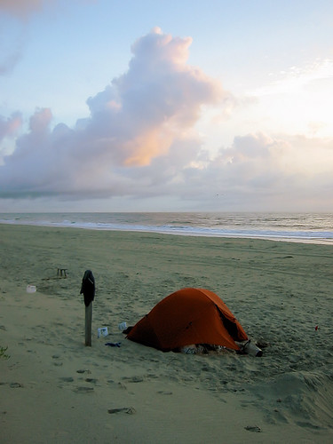 camping sunrise virginia falsecape
