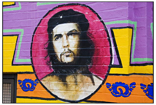 Che Guevara - Detail at Casa Aztlan Community Center