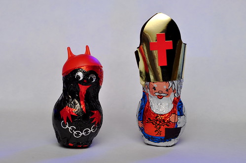 A late appearance of Saint Nicolas and Krampus