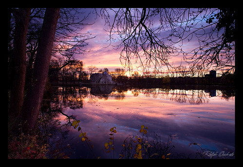 lake reflection castle sunrise colourful reflexions ludwigsburg monrepos