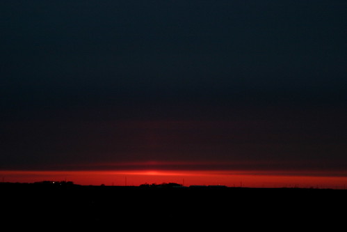 pink sunset sky orange sun clouds horizon iowa markevans chimothy27