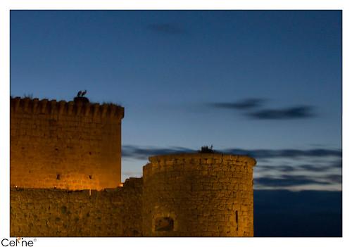 sunset sky castle sol de cielo puesta velas castillo pedraza cigüeñas celiapiñero spainitalyes