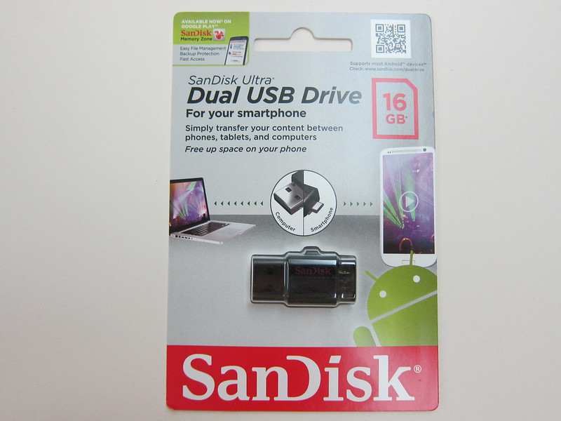 SanDisk Ultra Dual USB Drive - Packaging Front
