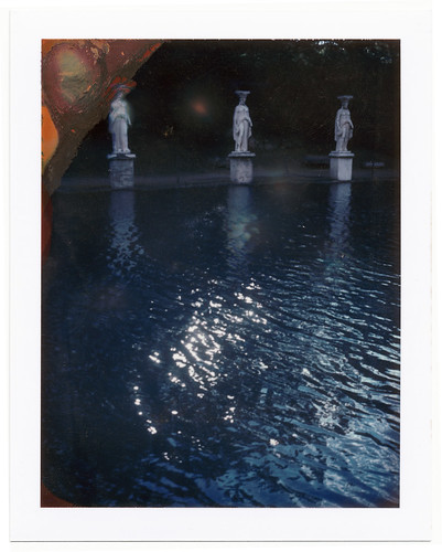 roma water reflections polaroid tivoli roman romano fujifilm adrian acqua riflessi adriano landcamera 443 canopo vllaadriana