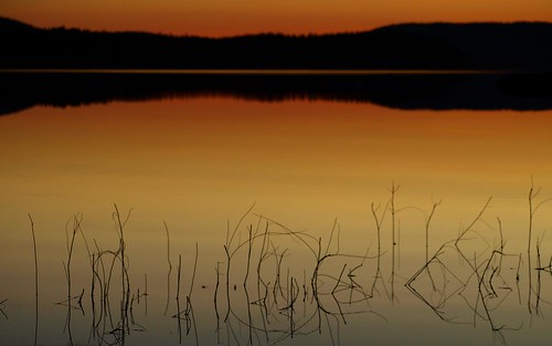 sunset lake water silhouette sweden sverige vatten jokkmokk solnedgång sjö blueribbonwinner norrbotten siluett abigfave skabram mariaklang