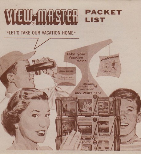 vintage toys ephemera list packet 1956 viewmaster