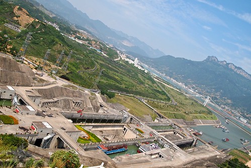 china river three ship lock dam yangtze gorges hubei sluice yichang hydropower