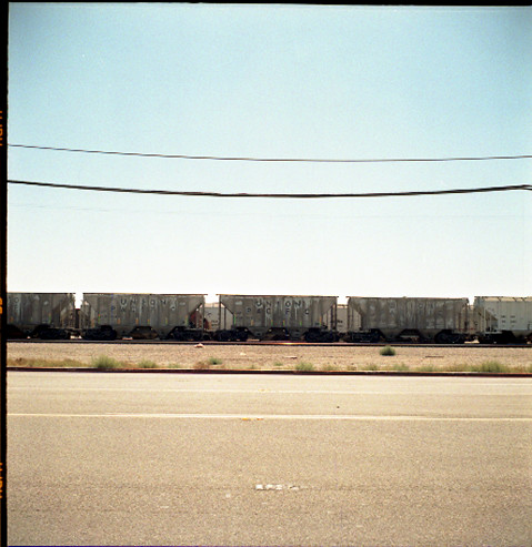 california street railroad usa film calle desert seagull railway 120film mojave unionpacific desierto agfa wagons vagones sicoactiva carrilera