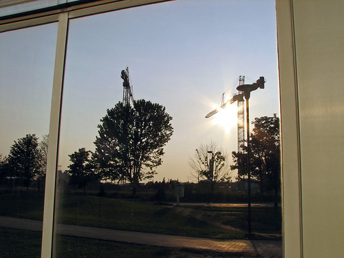 trees sunset uw window sunrise reflections university remember cranes waterloo dont signage i whydontievertagthings
