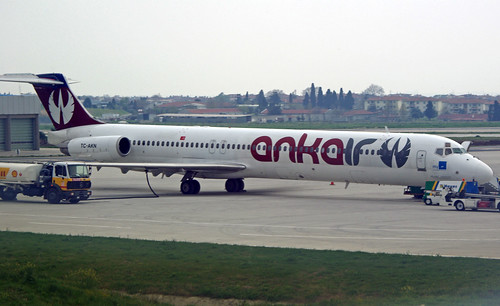 Ankair MD-83 TC-AKN at Istanbul Ataturk