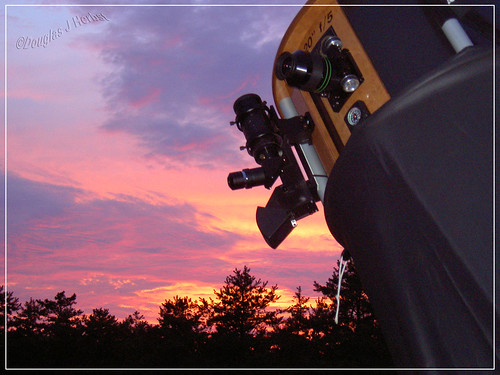 sunset newjersey telescope dobsonian coyle lightbucket coylefield obsessiontelescope