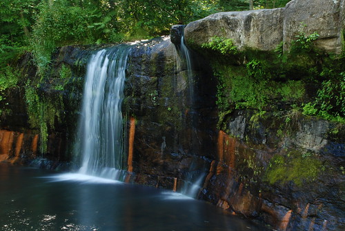 park minnesota creek waterfall sandstone wolf state falls mn banning