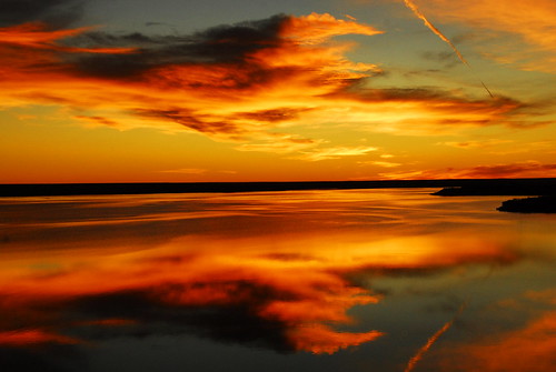 park sunset red lake reflection water colors john gold colorado martin state reservoir southeast lajunta lasanimas pfogold herowinner