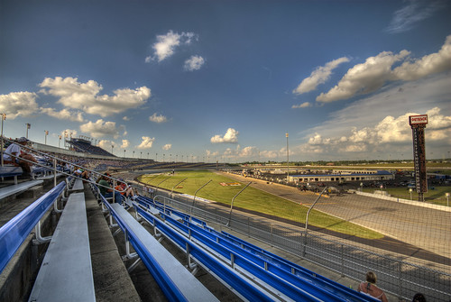 sunset sky clouds kentucky nascar 300 oreo benches hdr meijer stands speedway photomatrix