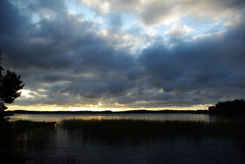 sky cloud sun nature water sunrise pentax sweden åmål k200d