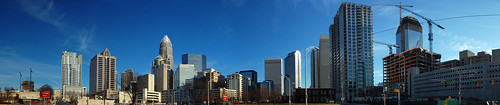 city urban panorama building tower skyline skyscraper nc downtown charlotte pano central northcarolina center queen uptown highrise cbd qc clt
