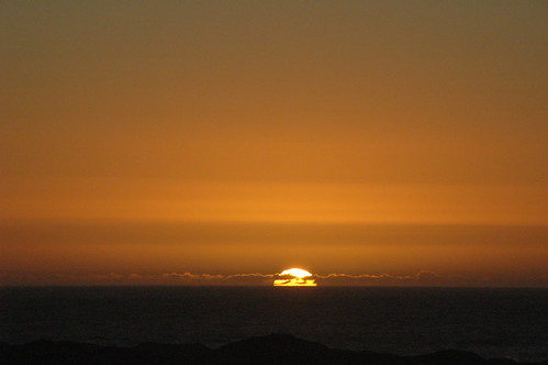 ocean sunset sea southafrica tietiesbaai