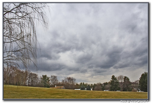 trees winter sky storm rain clouds photoshop maryland stormy canonrebelxt hdr firefighter247