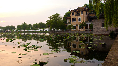 china travel vacation sunrise reflections hangzhou zhejiang