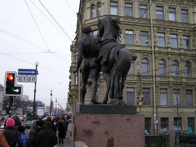 Bronze Statue on Anichkov Bridge #2