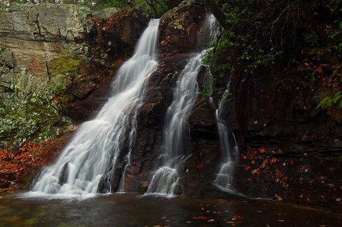 longexposure creek waterfall alabama twin highfalls claycounty talladeganationalforest