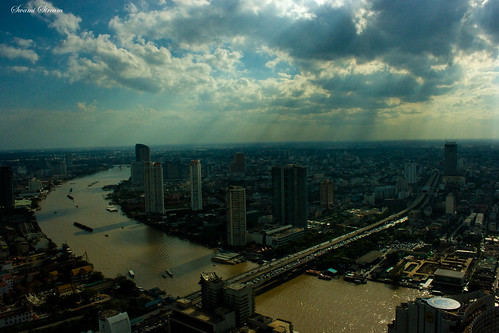 clouds canon river thailand rebel hotel view bangkok c explore angelrays 55thfloor chaophryariver xti lebuastatetower swamistream swamistreamcom
