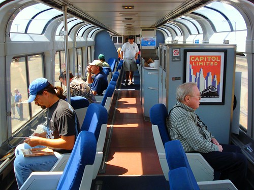pictures trip travel summer vacation sky holiday car train private observation photo montana photos pics interior rail visit amtrak havre dome empire skydome bnsf builder