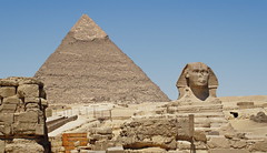 The Sphynx and Khafre' Pyramid