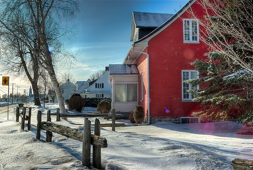 photoshop hiver paysage maison mauricie froid hdr bellemaison bastican