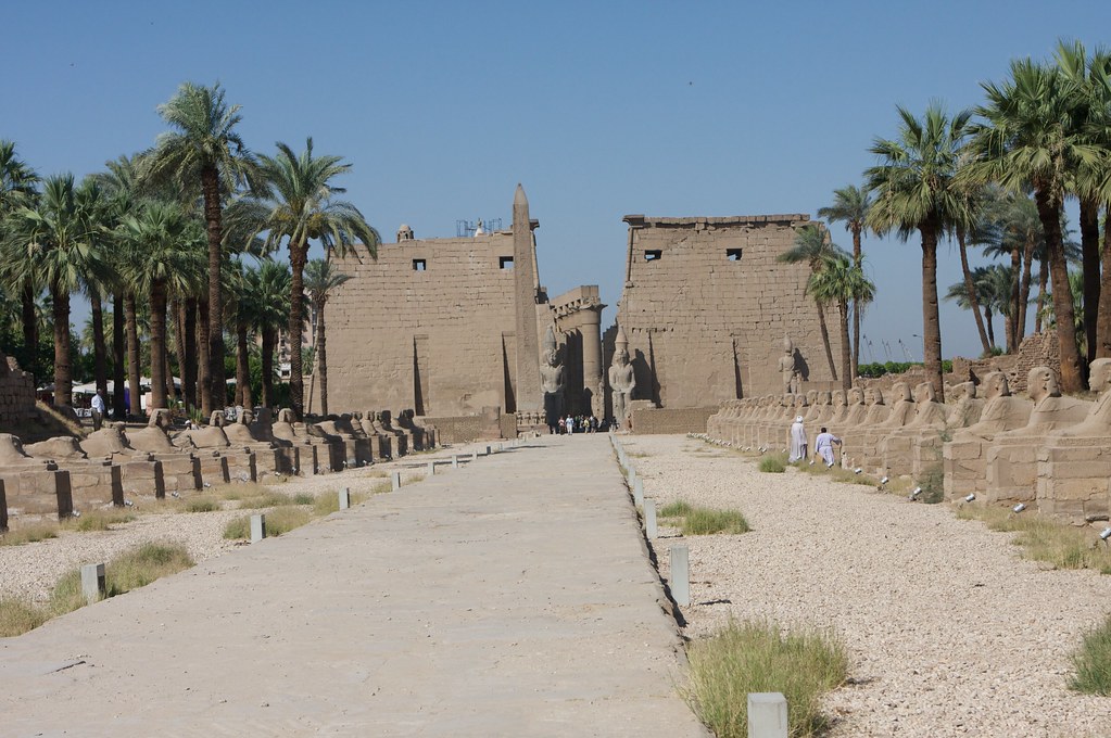 Entrance to temple of luxor