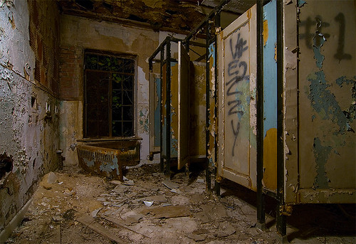abandoned home night circle texas restroom decayed sherman woodmens