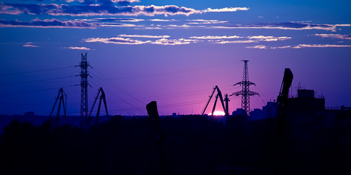 sunset sky clouds d50 ed nikon industrial violet ukraine velvet nikkor kiev afs podol dx 55200mm f456