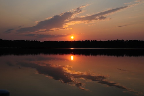 sunset lake littlelakestgermain estroldresort