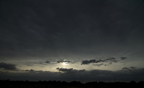 sunset clouds hurricane gray ike stormclouds hurricaneike