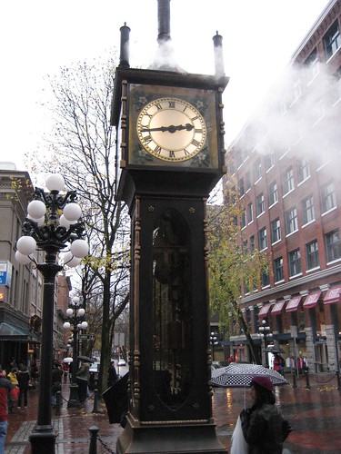 Steam clock