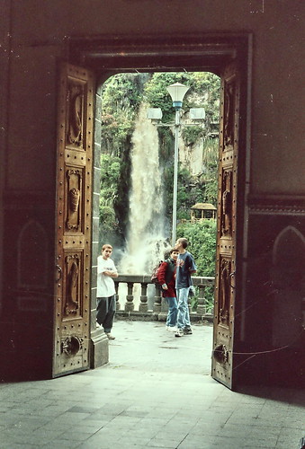 door church waterfall puerta colombia iglesia cascada nariño santuariodelaslajas laslajassanctuary