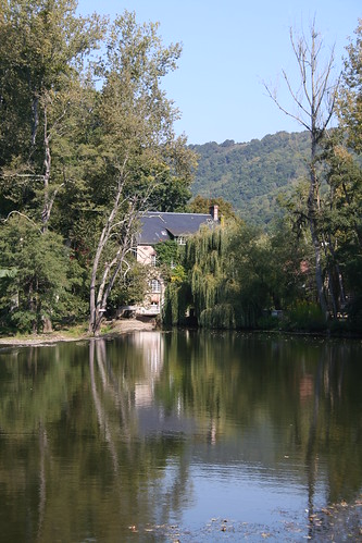 house holiday france reflection river picnic normandy levey suissenormand