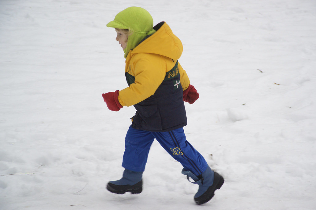 Lorenz Running in the Snow