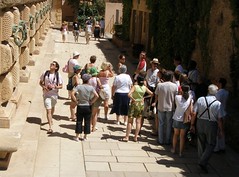 Turistas en la Alhambra
