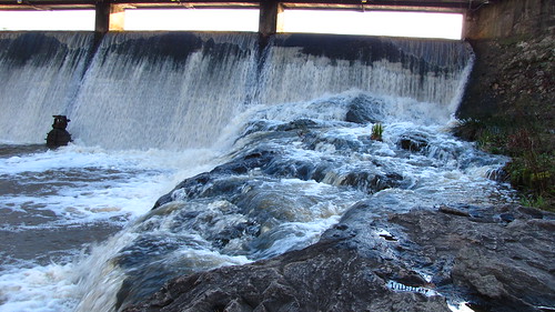 blue sunset lake green water grass canon flow is waterfall rocks dam powershot puddles unedited sx10