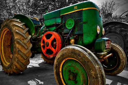 tractor rural cutout hdr tracteur philippedoucet