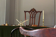 Philadelphia - Old City: Independence Hall - Assembly Room - Rising Sun Chair