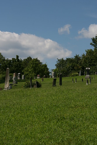 cemetery clouds landscape illinois unitedstates rosedale