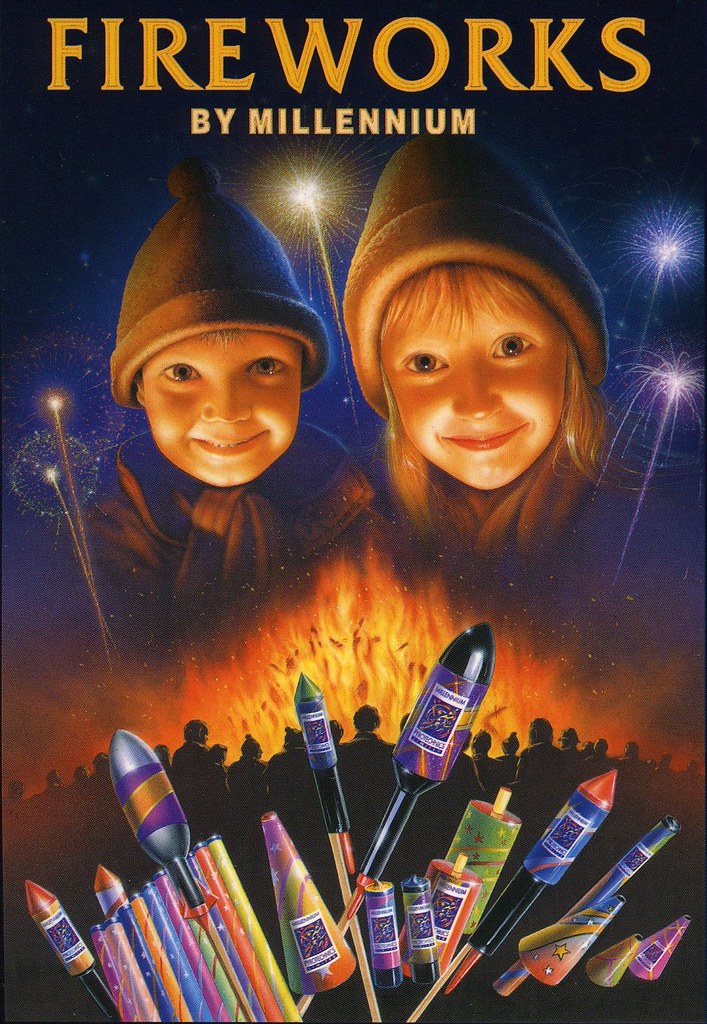 EPIC FIREWORKS - Guy Fawkes Night Nov 5th Firework Poster